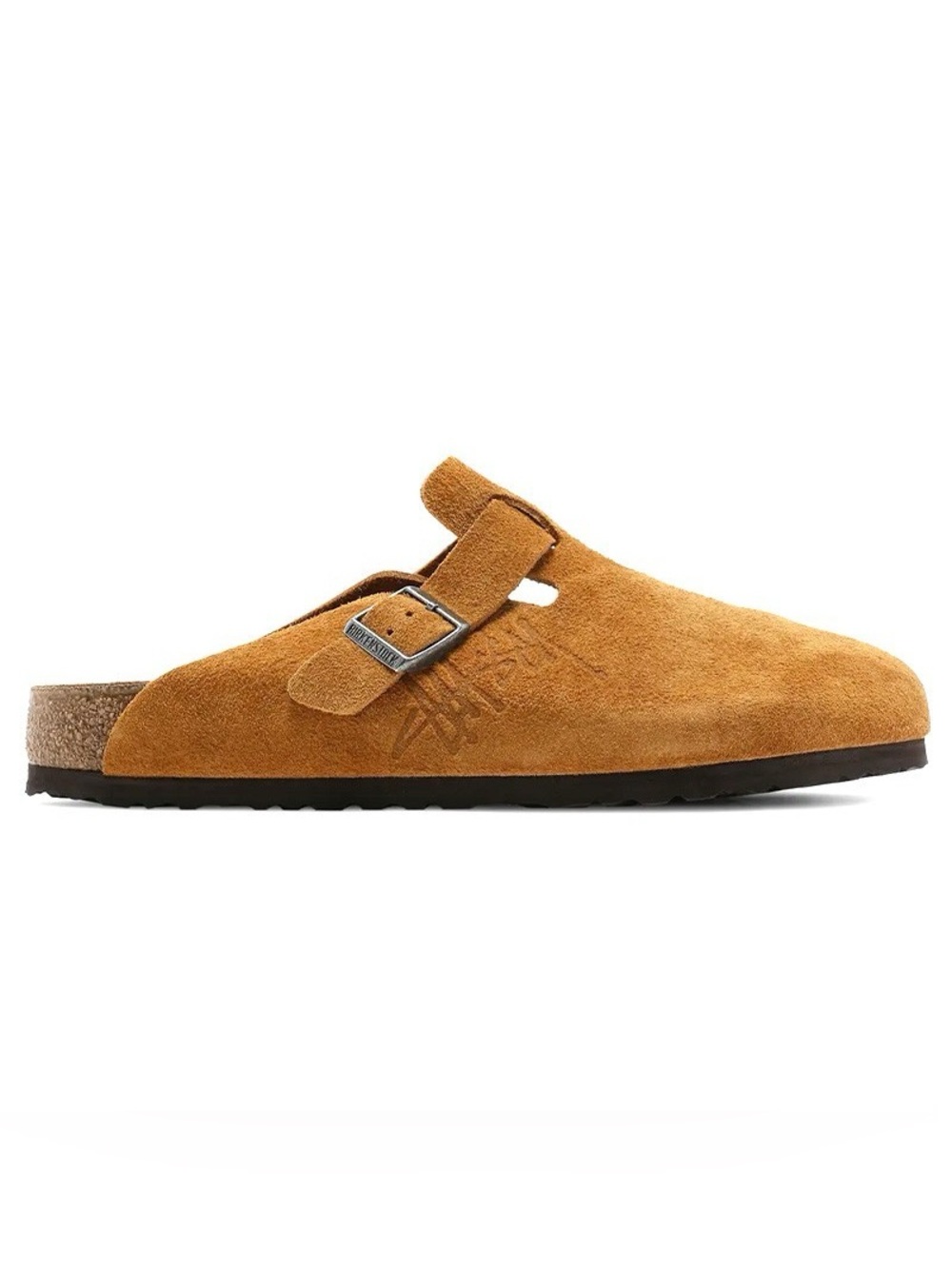 BIRKENSTOCK X STUSSY Boston Clog in Caramel